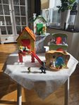 Bamse figurer och hus