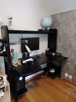 FREDDE gaming-skrivbord i svart från IKEA