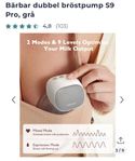 Momcozy S9 Bröstpump Dubbel Bärbar