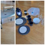 Grill, Melamin-servis, Campinglampor, Vattendunk 