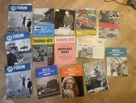 Samling bil / motor 60-tal, 200 för alla! Volvo, Ford, VW m