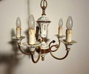 Vintage porslin taklampa - Fransk design Jugen Tichie 