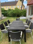 Utemöbler: bord och stolar