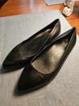 Ballerinaskor i skin, Ecco strl 38