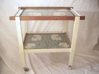 Rullbord Serveringsvagn Drinkbord Teak Morris Vintage