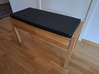 Sittbänk Hallmöbel Ek med dyna