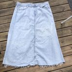 oanvänd 90 cm l jeanskjol Xl 48/50