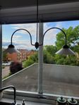Skomakarlampa dubbel från Karlskrona lampfabrik 