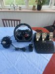 Logitech G29 Ratt och Pedaler + Växelspak