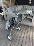 Golfset dam/junior med bag och vagn