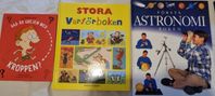 3 Böcker Vad är grejen med kroppen? Astronomi, varför bok