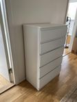 Byrå - Malm, 5 lådor
