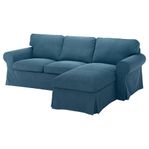 Soffklädsel till IKEA Ektorp 3-sits med schäslong, Tallmyr