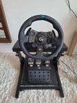 Logitech G923 Xbox racingratt och pedaler