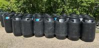 Plasttunnor 300L / regnvattentunna / fodertunnor 