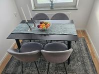 House nordic vojens matbord 120×70 svart
