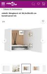 Sängbord vit 30,5x30x30 cm Vida XL konstruerat trä 2 st
