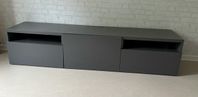 Grå TV-bänk från Ikea