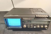 Retro börjar mini Tv, Radio & bandspelare från 1970 talet