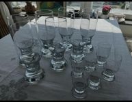 7st ölglas 6st snappsglas Boda Sweden, Signe Persson-Melin
