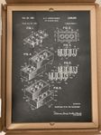 Ny/oanvänd LEGO Displate metall "poster"