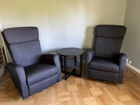 Reclinerfåtöljer med vridplatta