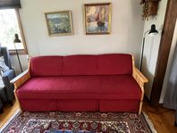 Bäddsoffa längsbäddad