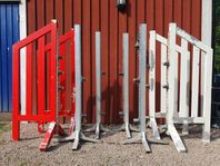 Hinderstöd 4 par i aluminium