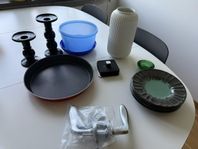 Tupperware skål, handtag mm 