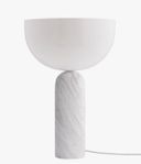 Kizu Bordslampa Large, Vit Marmor