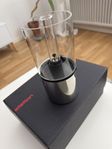 Oljelampa Rostfritt Stål Klart Glas