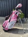 powerbilt juniorkkubbor 5-8 år med bag
