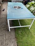 Utebord med ishink