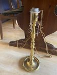 vintagelsmpa mässing bordslampa 