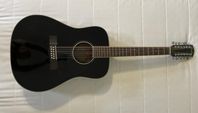 12-strängad akustisk gitarr med ett fint ljud