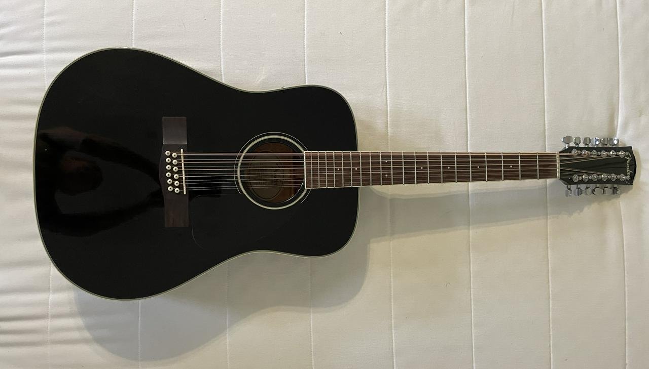 12-strängad akustisk gitarr m...
