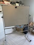 whiteboard - dubbelsidig med magnetism