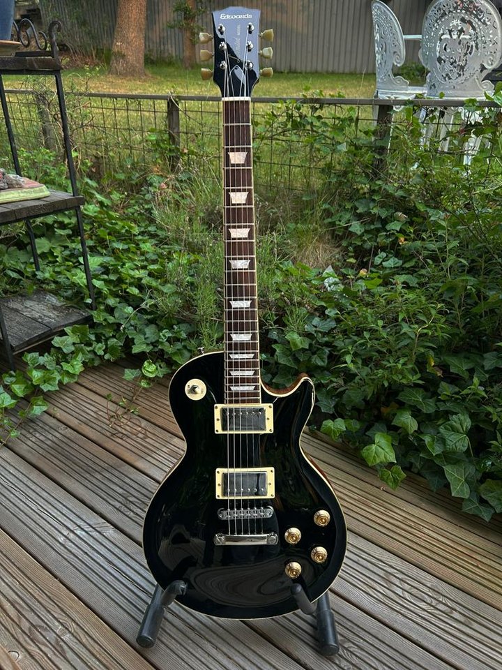 Edwards Les Paul Ebony Limite...