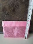 Rosa glitter purse new 100kr