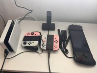 Ny Nintendo Switch OLED med tillbehör