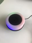 Högtalare med LED-ljus