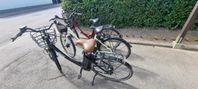 Ecoreider el cyklar 28 tum med nycklar laddare batteri