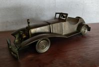 Vintage Bilmodell i Metall Brons