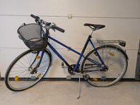 Cykel dam vuxen blå
