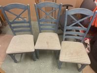 3 charmiga köksstolar i lantlig stil