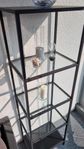 Vittsjö hylla svart / glas