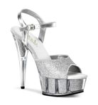 Helt nya&oanvända - Pleasers Delight silver/glitter/chrome