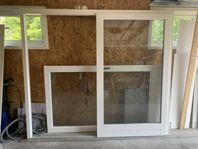 Glasparti + skjutdörr vinterglas