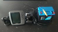 Garmin Echo 501c ekolod + givare & nästan nytt batteri