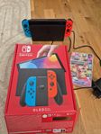 Nintendo switch oled med spel